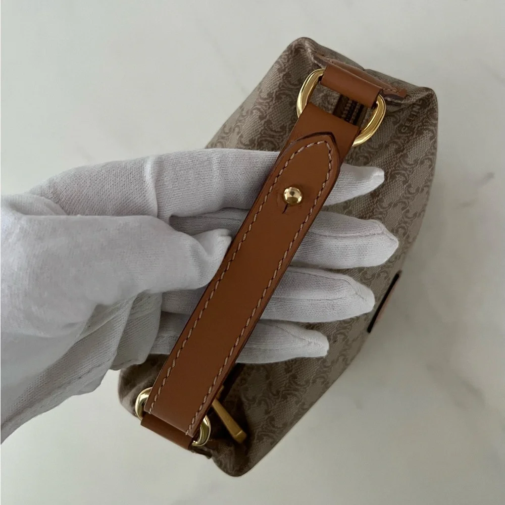 CELINE Macadam Vanity | Mini Bag | Top Handle | Vintage - Picture 8 of 12